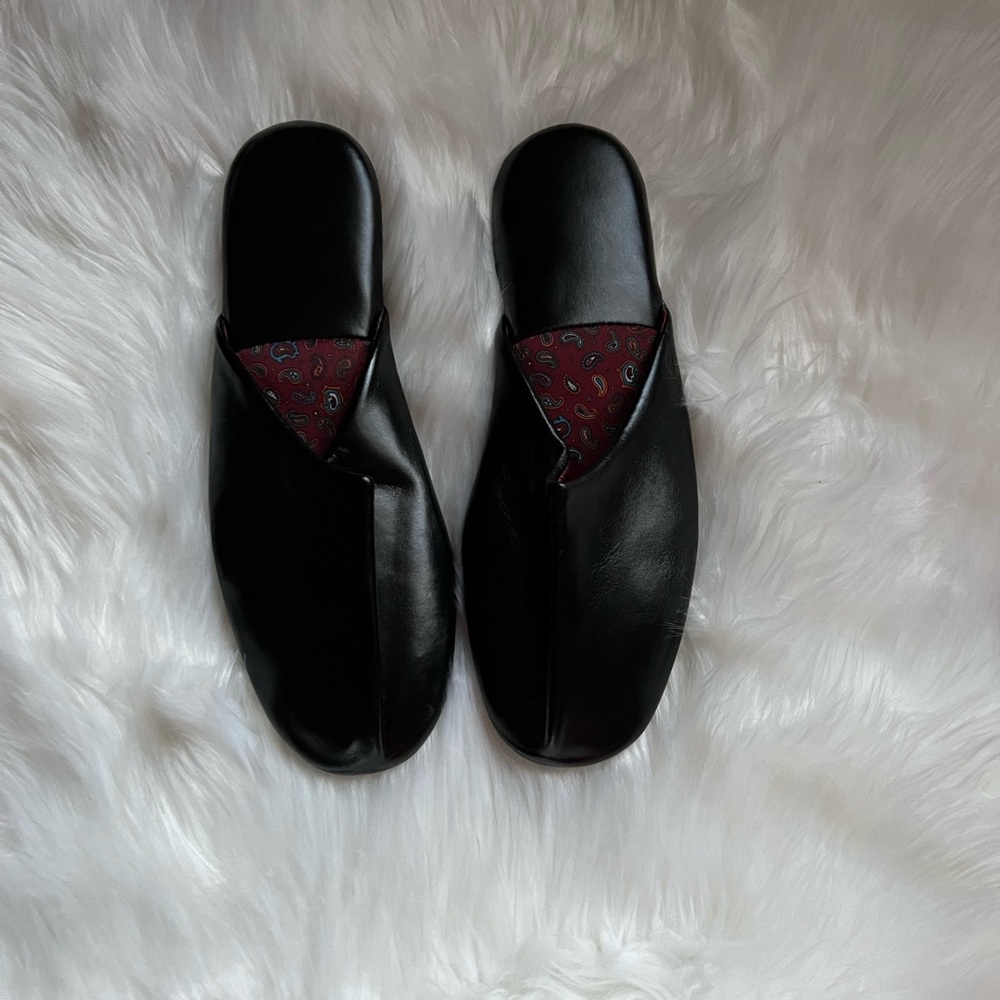 - Leather Air Travel Slippers 11/12